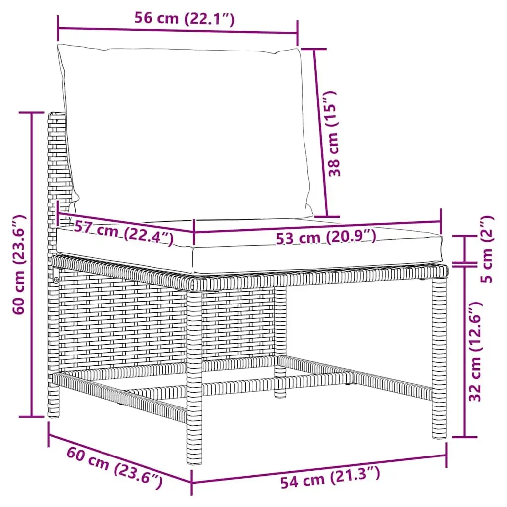5-Piece Outdoor Sofa Set with Comfort in Mind