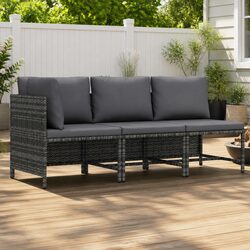 Reliable 3-Piece Outdoor Lounge Set with Comfort Features