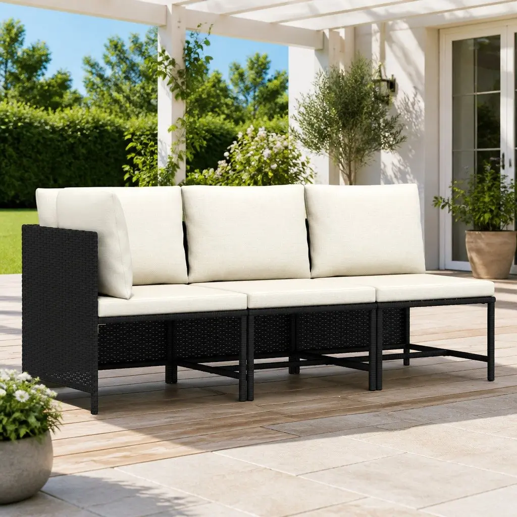 3-Piece Garden Sofa Set