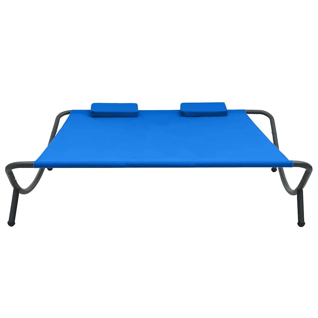 Blue Lounge Bed for Outdoors