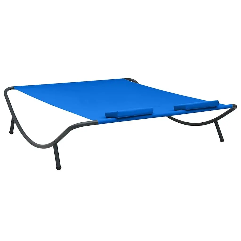 Blue Lounge Bed for Outdoors