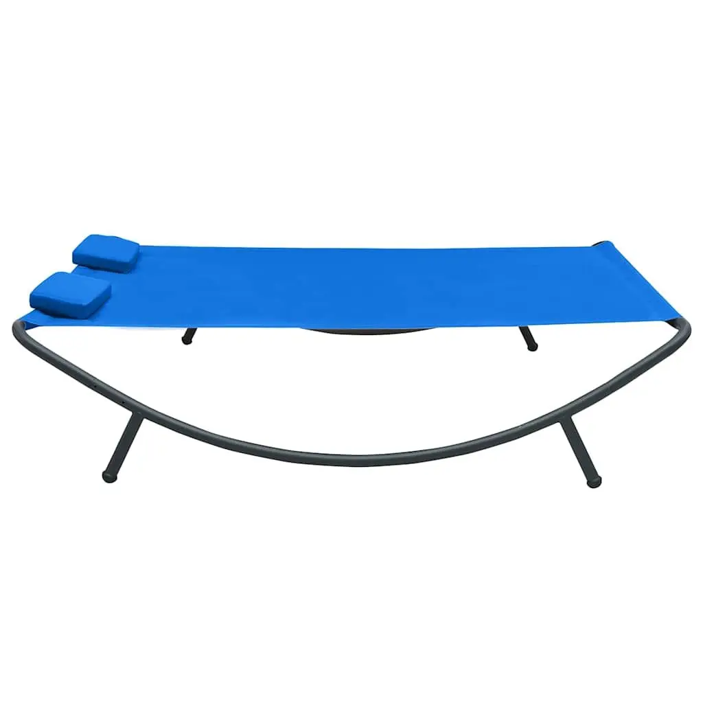 Blue Lounge Bed for Outdoors