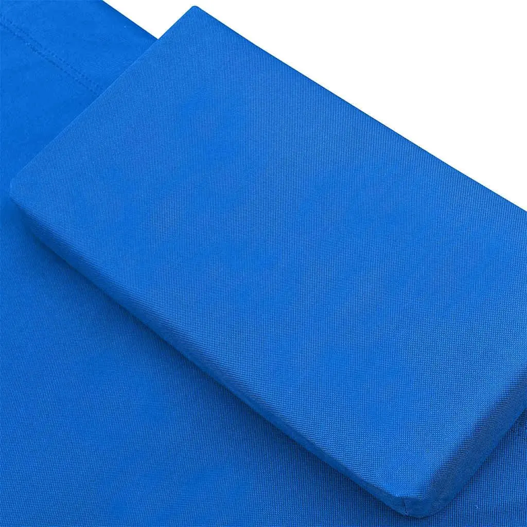 Blue Lounge Bed for Outdoors