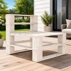 Durable White Pallet Sofa for Comfort and Value