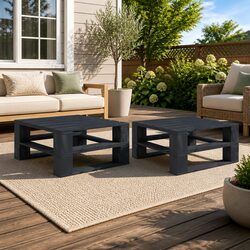 Comfort and Value with Grey Wood Pallet Tables