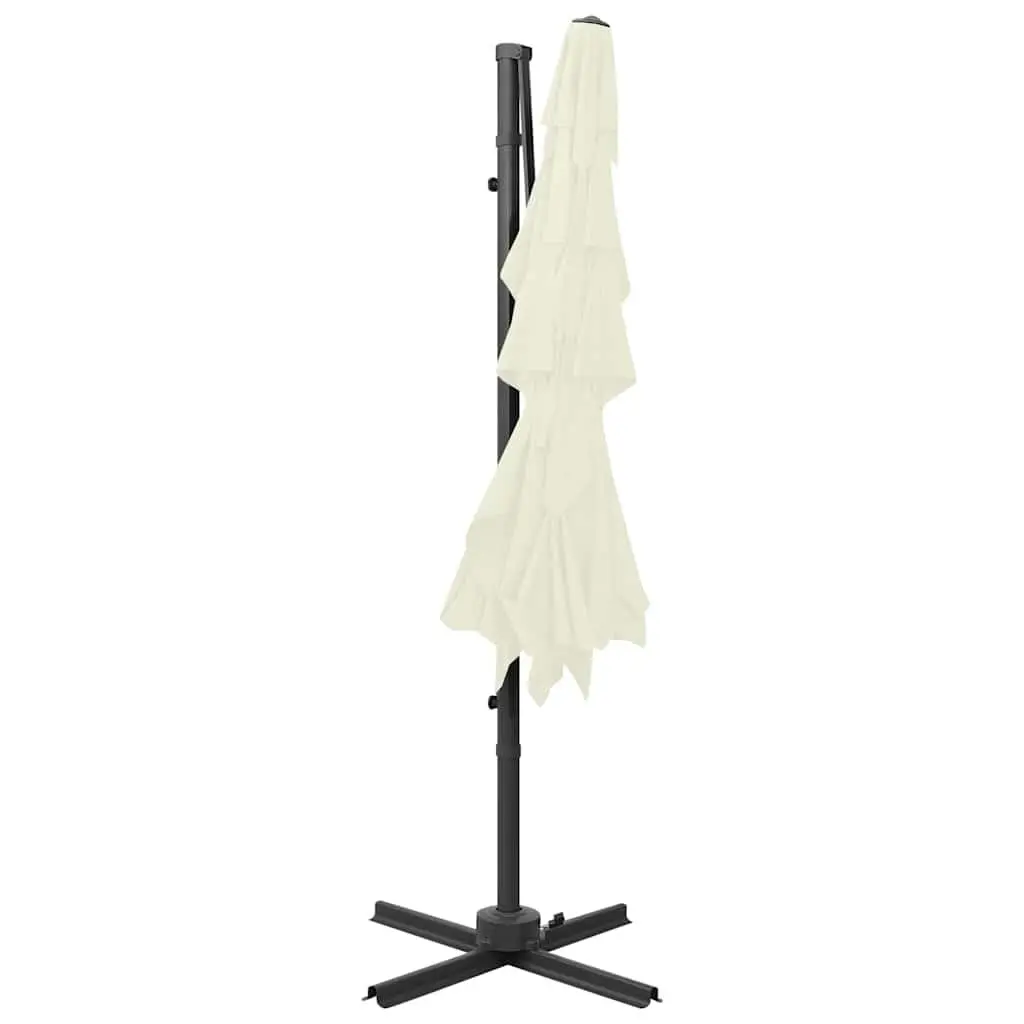 4-Tier Garden Parasol Outdoor Sunshade 250x250cm Beige