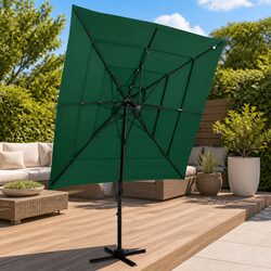 Reliable 4-Tier Garden Parasol with UV Protection