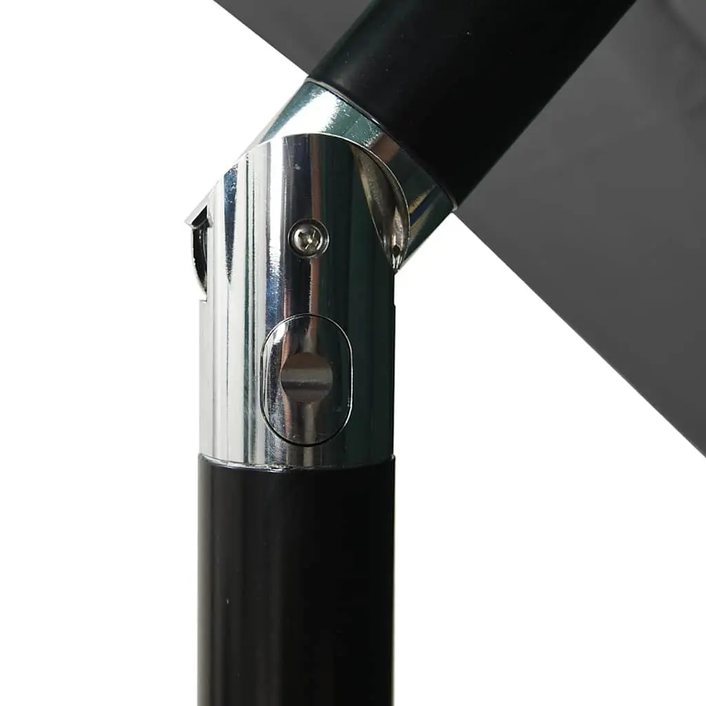 3-Tier Garden Parasol Outdoor Umbrella 2.5x2.5m Anthracite