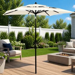 Reliable 3-Tier Garden Parasol with Durable Features
