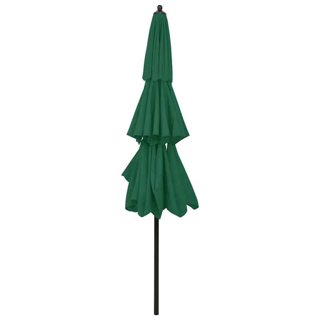 Garden Parasol 3m Outdoor Patio Sun Shade Umbrella Crank Tilt Green