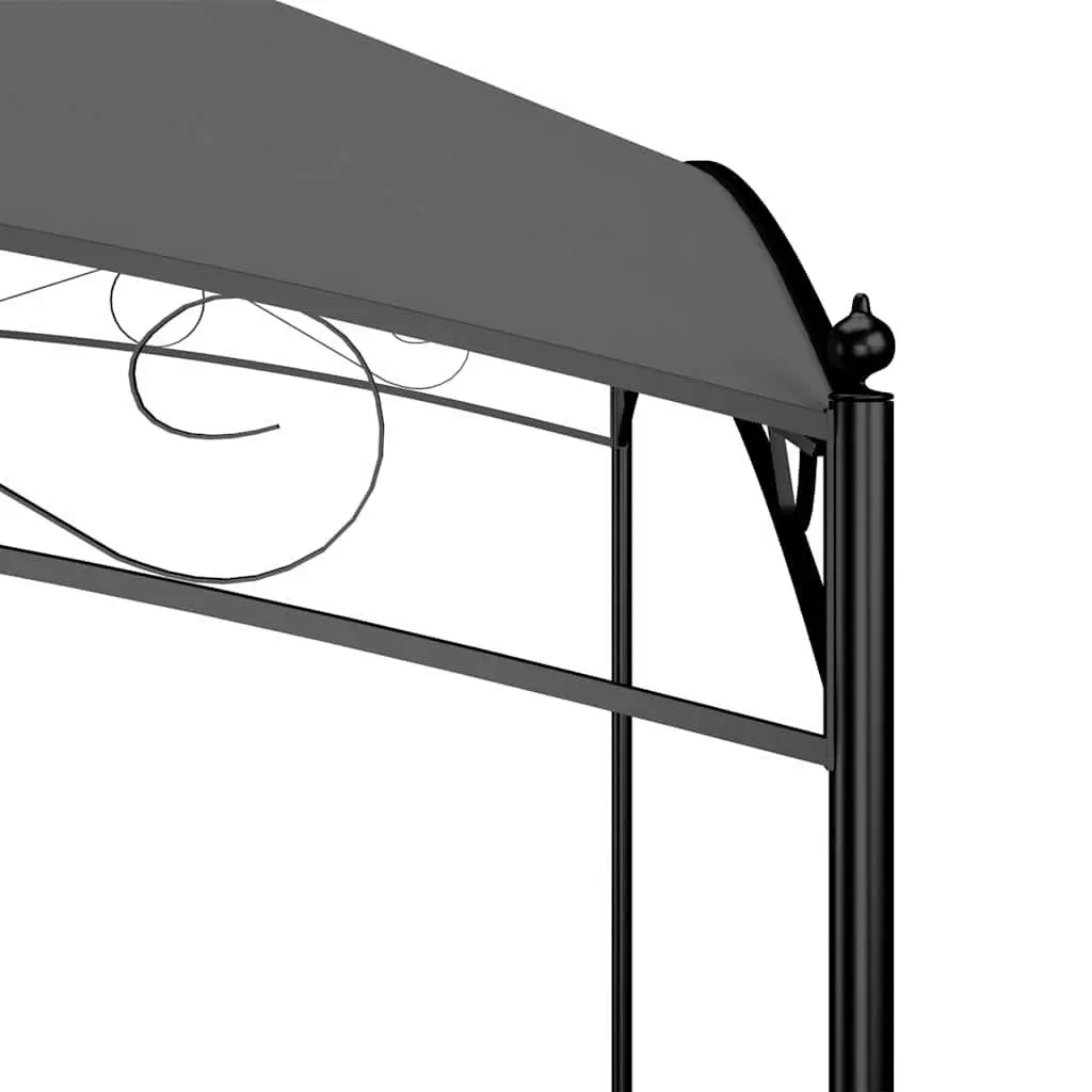 Gazebo Shelter 3x3x2.65m Anthracite Outdoor Pavilion Canopy Garden Party Tent