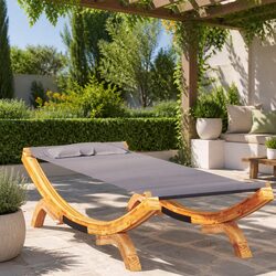 Reliable Outdoor Lounge Bed for Lasting Relaxation