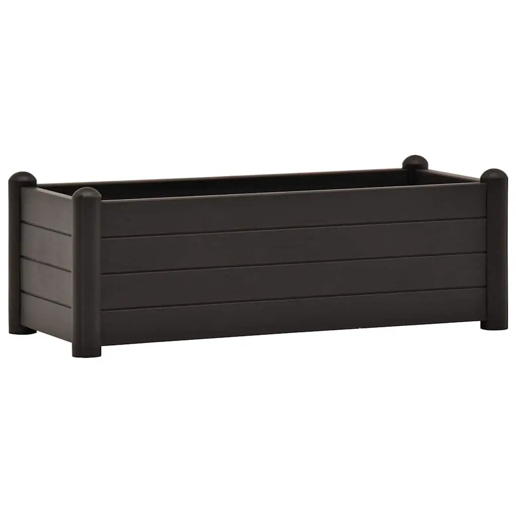 Raised Garden Bed Planter Indoor Outdoor 100x43x35cm Anthracite
