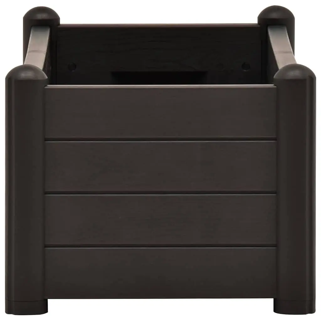 Raised Garden Bed Planter Indoor Outdoor 100x43x35cm Anthracite