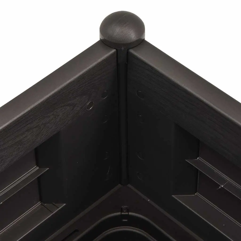 Raised Garden Bed Planter Indoor Outdoor 100x43x35cm Anthracite