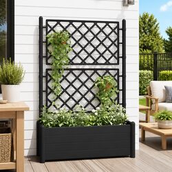 Reliable Garden Planter with Trellis for Your Garden