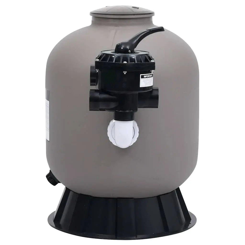 Pool Sand Filter Water Purification System Side Mount 6-Way Valve Grey