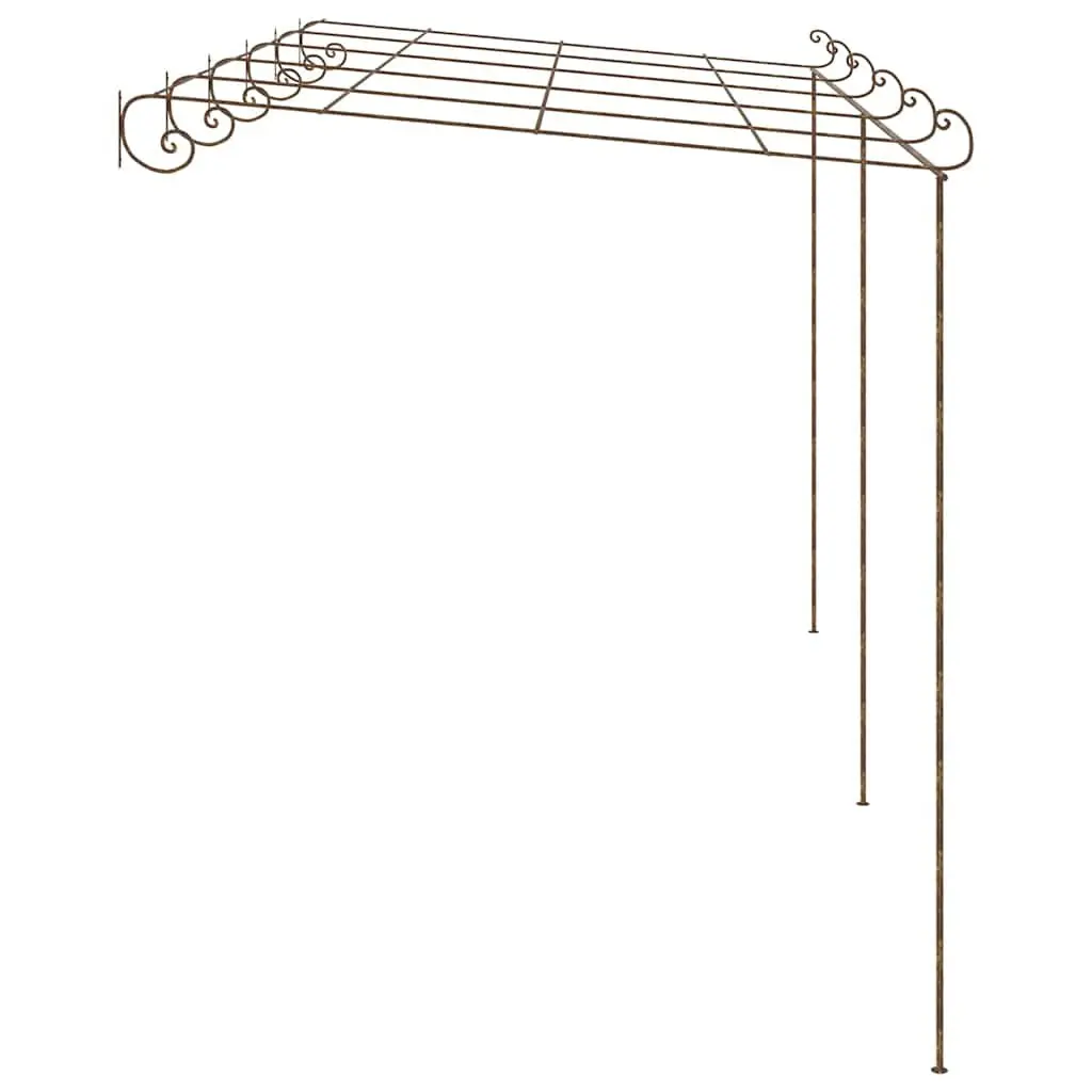 Garden Pergola Lean-to Shade Structure 6 x 3 x 2.5 m Brown