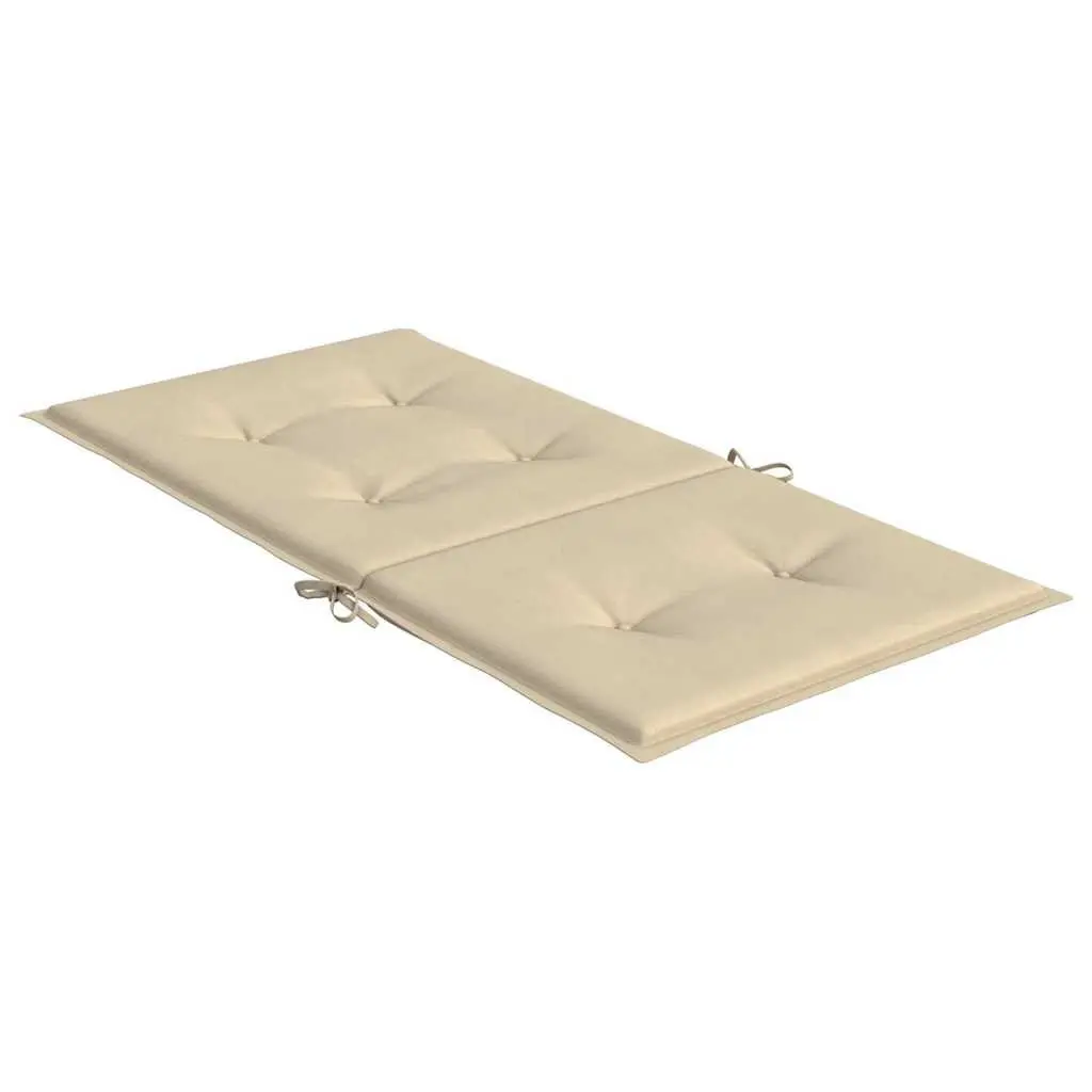Lowback Chair Cushions 6 Piece Outdoor Patio Furniture Seat Pads Beige