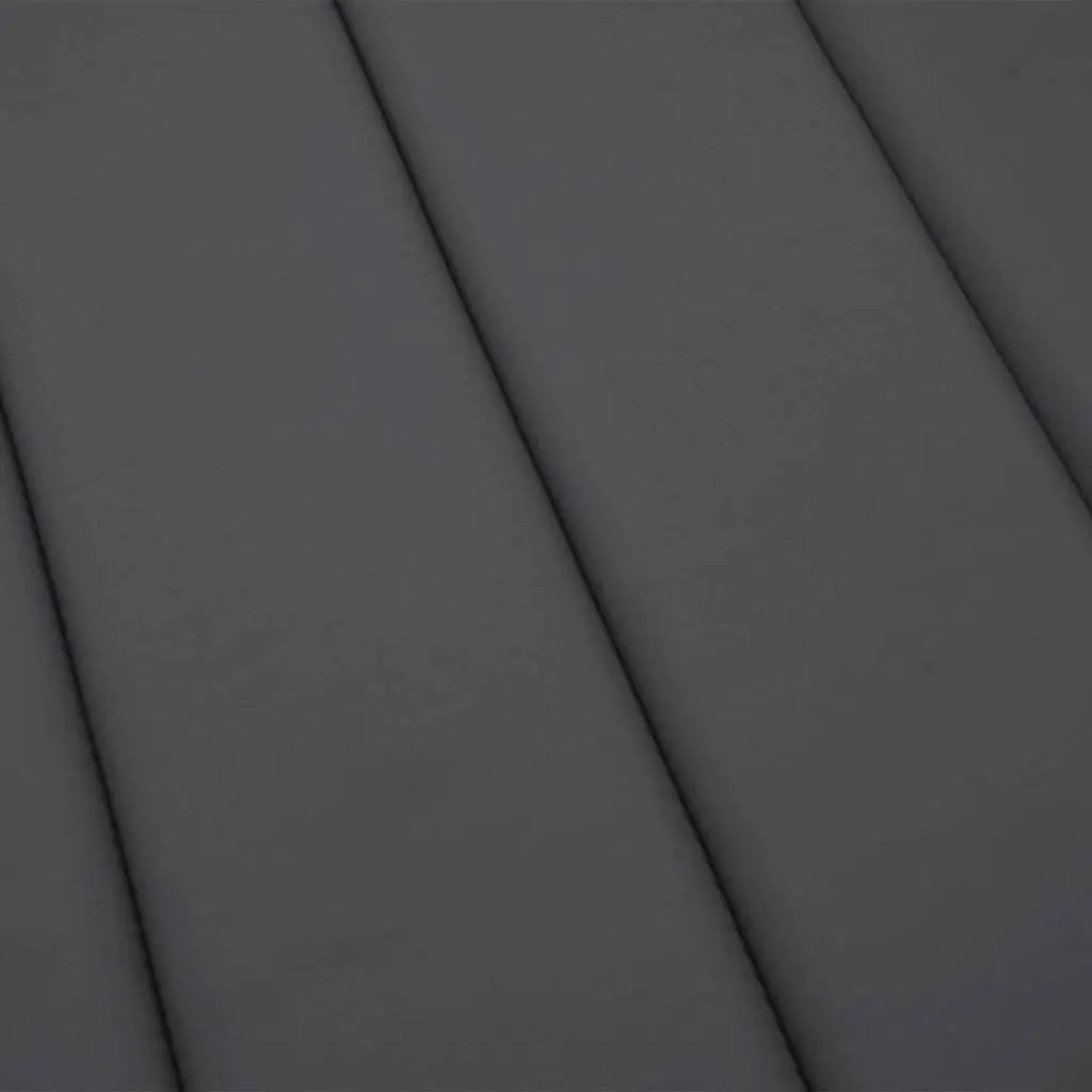 Sun Lounger Cushion Outdoor Garden Patio Chair Pad 186x58x4cm Anthracite