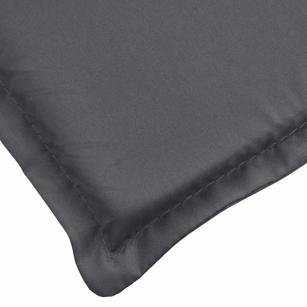 Sun Lounger Cushion Outdoor 200x50x3cm Anthracite Garden Patio Chair Pad