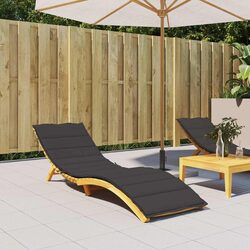 Affordable Comfort: Black Sun Lounger Cushion for Any Space