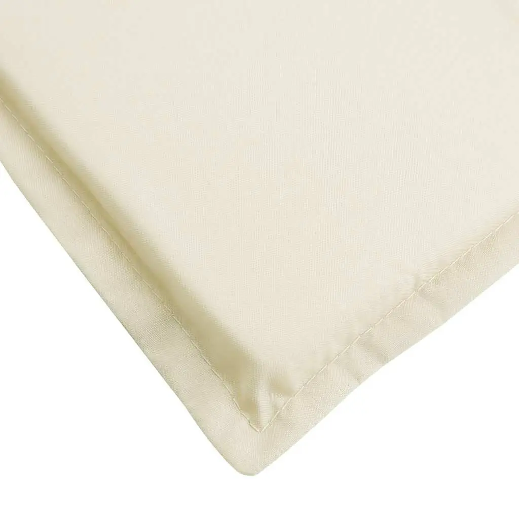 Sun Lounger Cushion Outdoor Garden Patio Chair Pad 200x60x3cm Cream