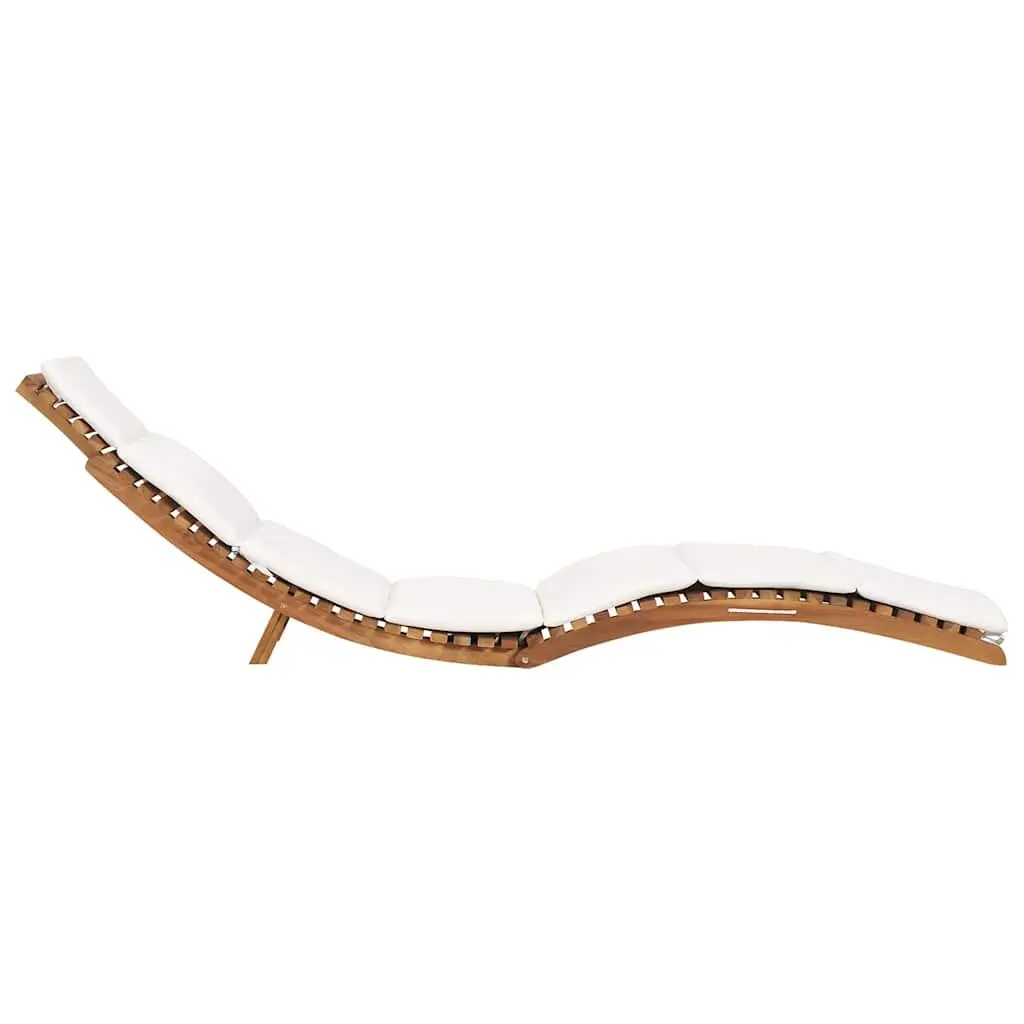 Teak Sun Loungers with Cushions