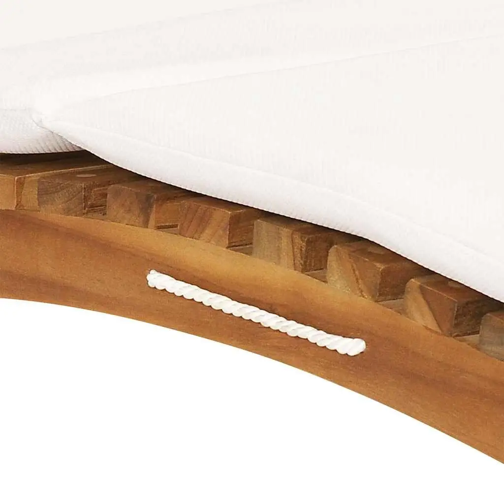 Teak Sun Loungers with Cushions