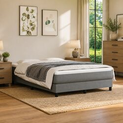 Comfortable Queen Size Box Spring Bed with Reliable Support