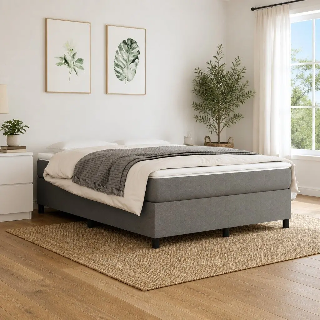 Queen Size Box Spring Bed for Restful Sleep