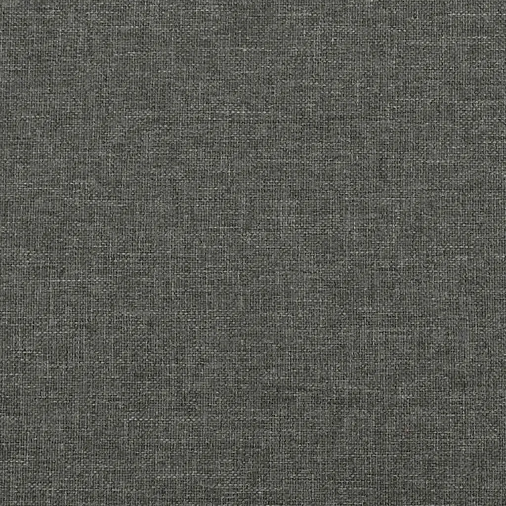 Queen Size Box Spring Bed with Pocket Spring Mattress Grey Velvet 153x203cm
