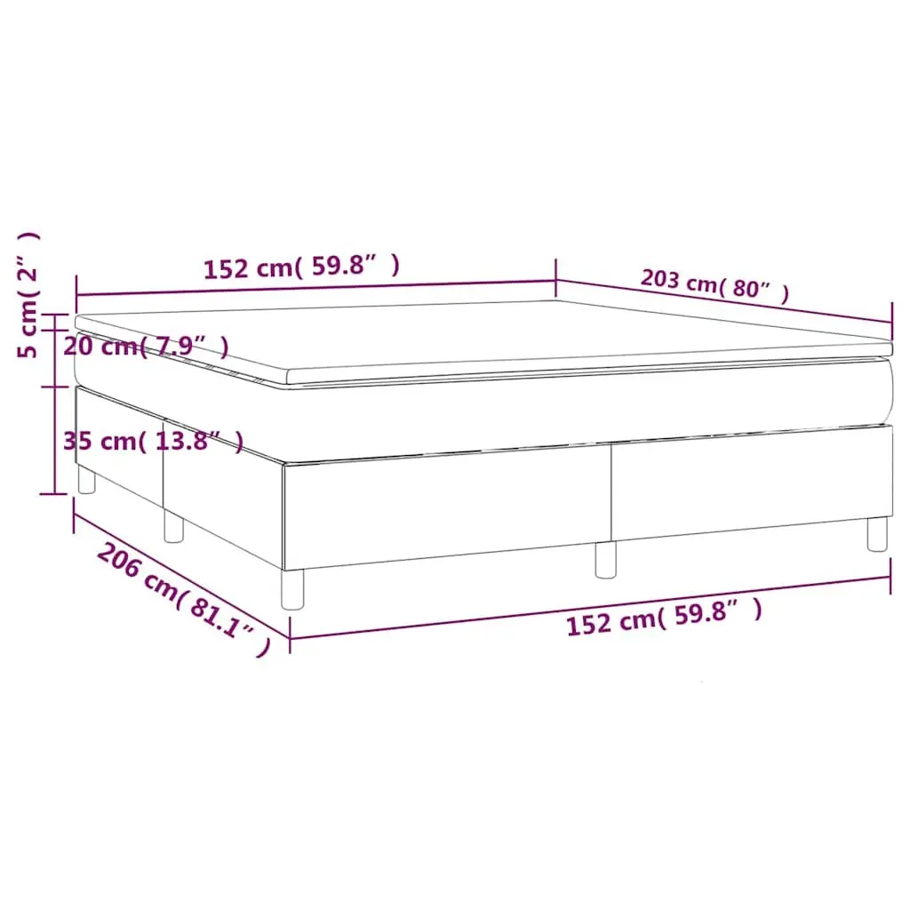 Queen Size Box Spring Bed with Pocket Mattress