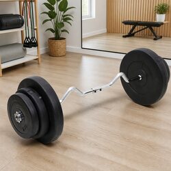 Reliable 60 kg Barbell with Plates for Your Fitness Needs