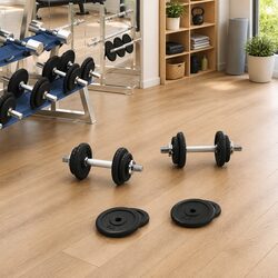 Reliable 40kg Dumbbell Set with Practical Features
