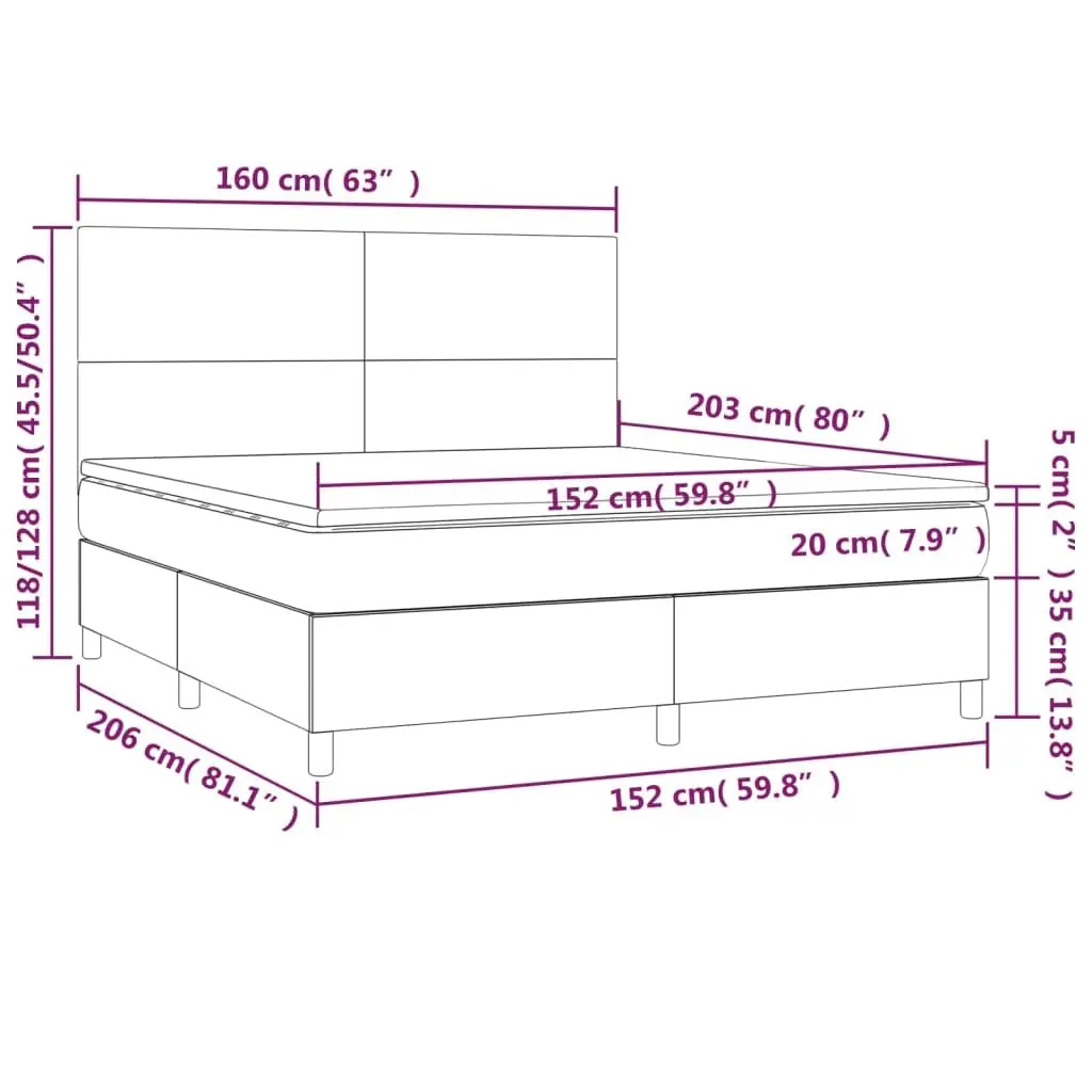 Queen Size Box Spring Bed