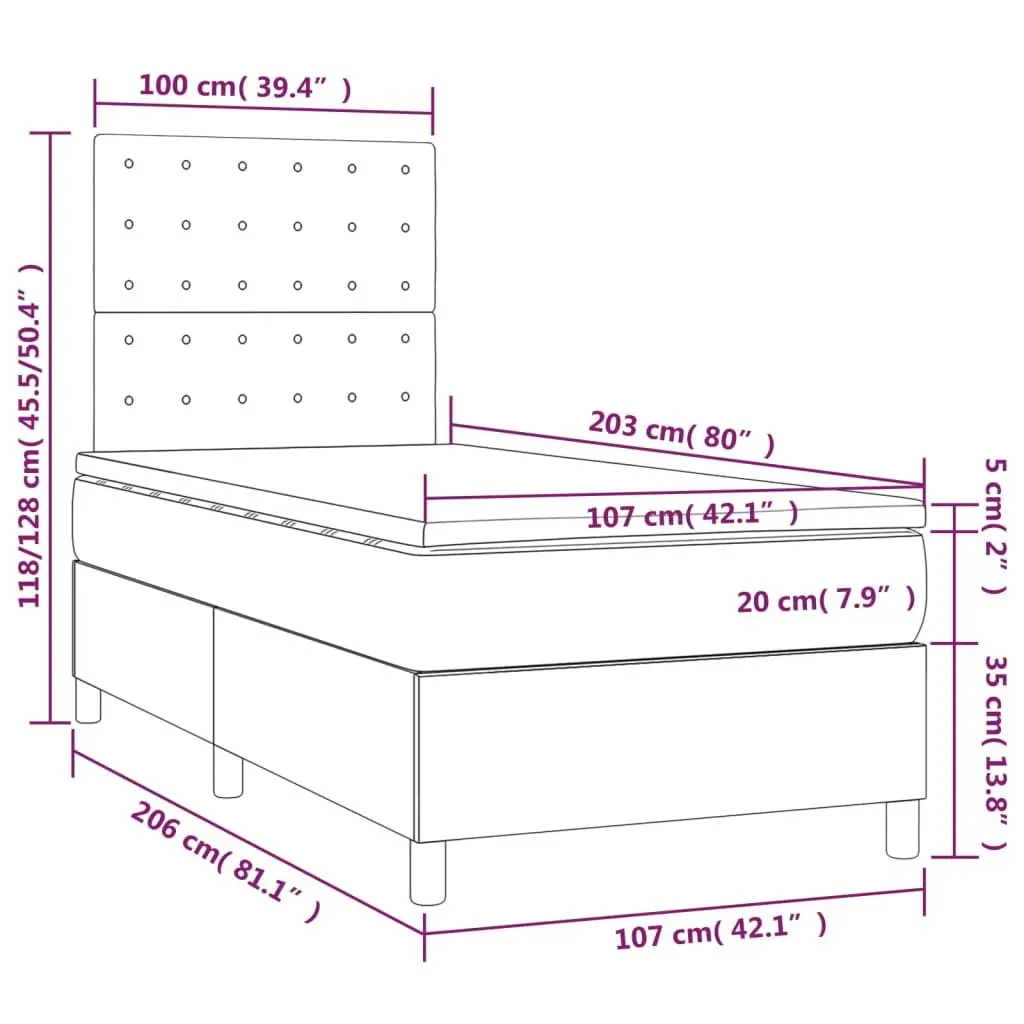 King Single Bed with Pocket Spring Mattress