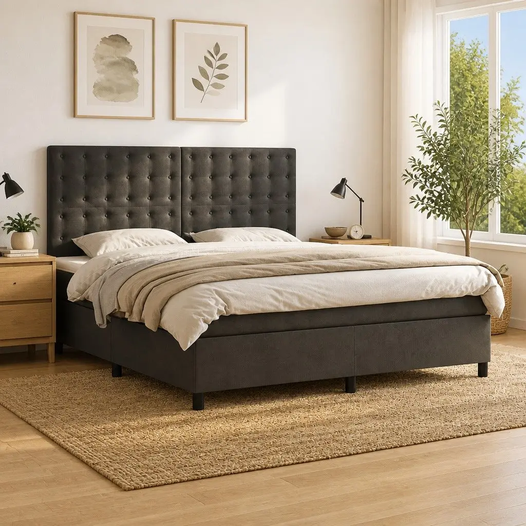 Queen Size Bed with Pocket Spring Support