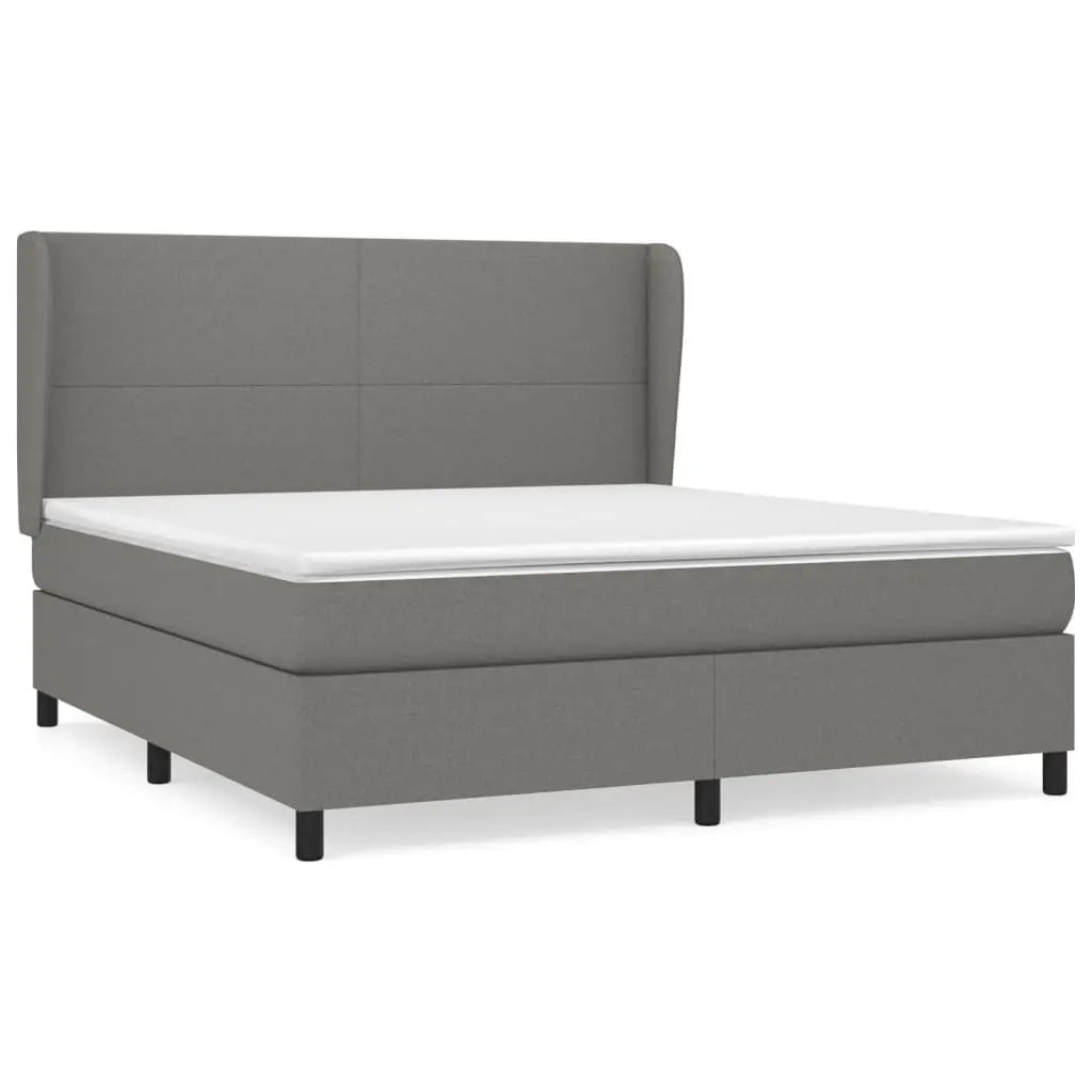 Queen Box Spring Bed with Durable Mattress