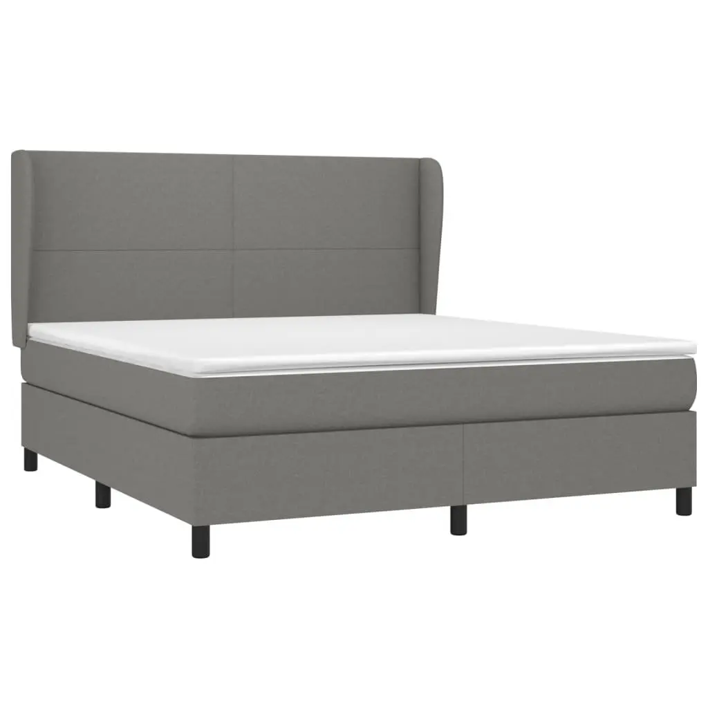 Queen Box Spring Bed with Durable Mattress