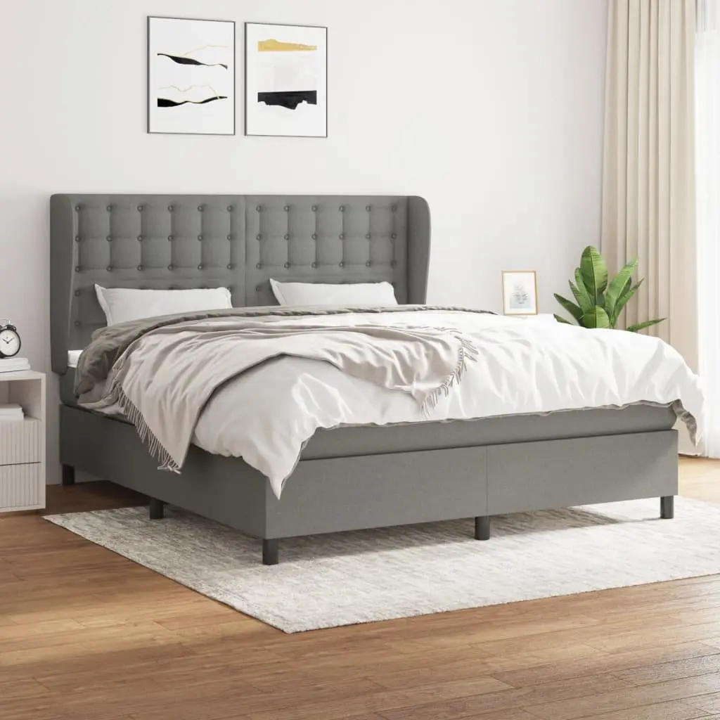 Queen Size Box Spring Bed with Mattress Included
