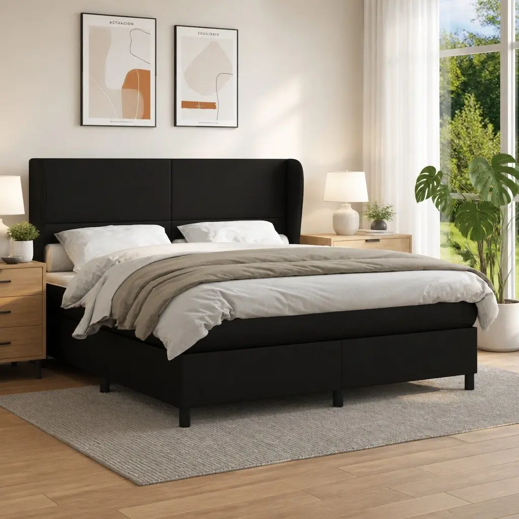 Queen Size Box Spring Bed for Peaceful Sleep