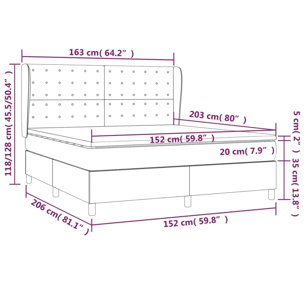 Queen Size Bed with Pocket Spring Mattress