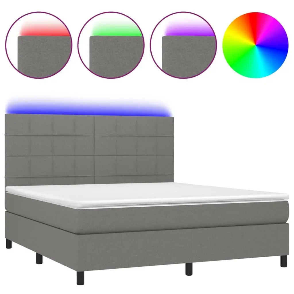 Queen Box Spring Bed with Pocket Spring Mattress