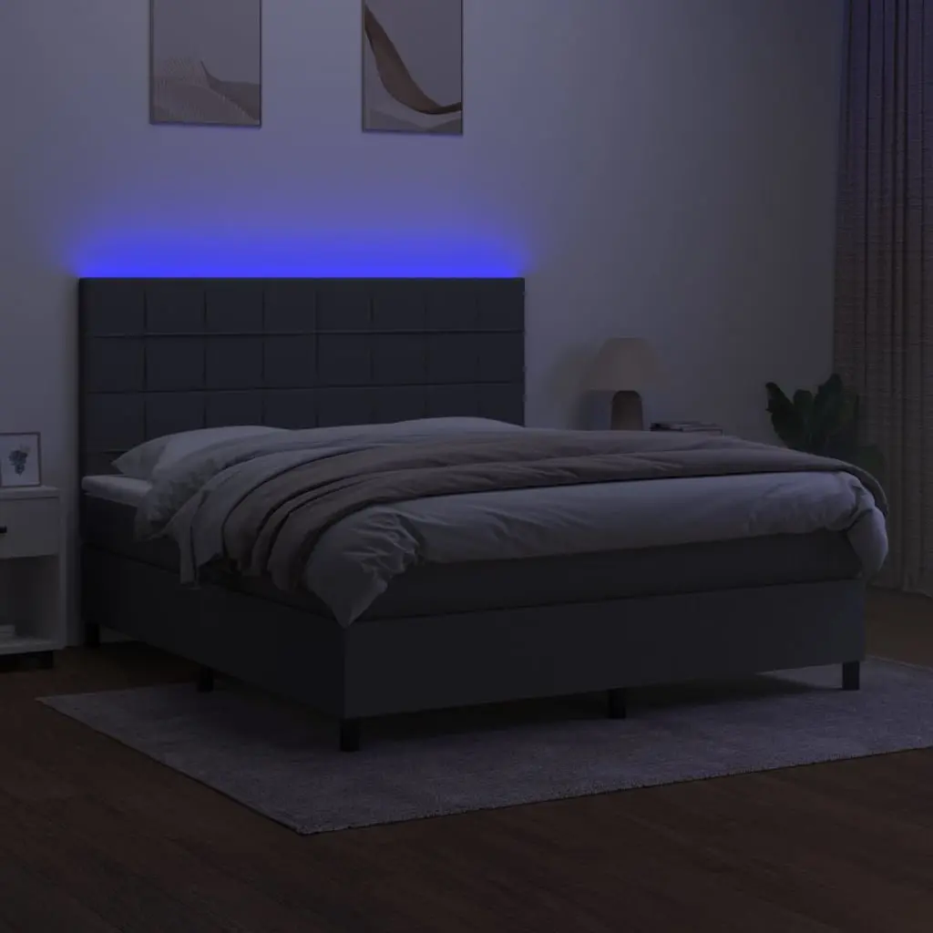 Queen Box Spring Bed with Pocket Spring Mattress