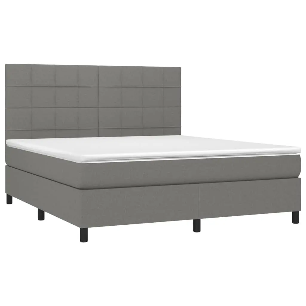 Queen Box Spring Bed with Pocket Spring Mattress