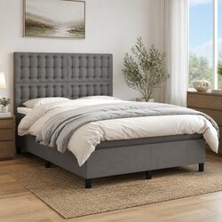 Comfort and Value in a Box Spring Bed with LED Features