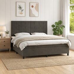 Comfortable Queen Bed with Pocket Springs and LED Lighting