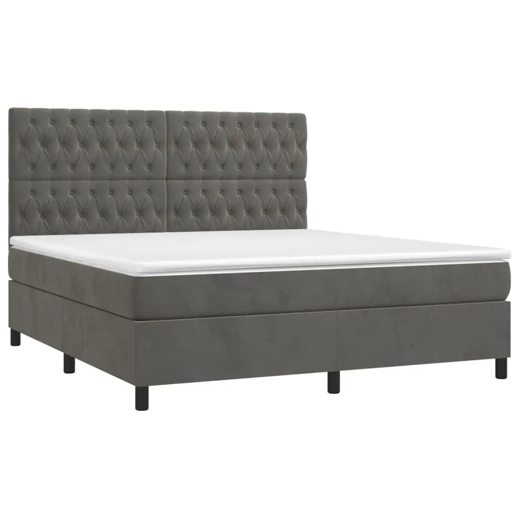 Queen Size Bed with LED Lights and Pocket Springs