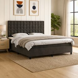 Comfortable and Stylish Queen Bed with LED Lights